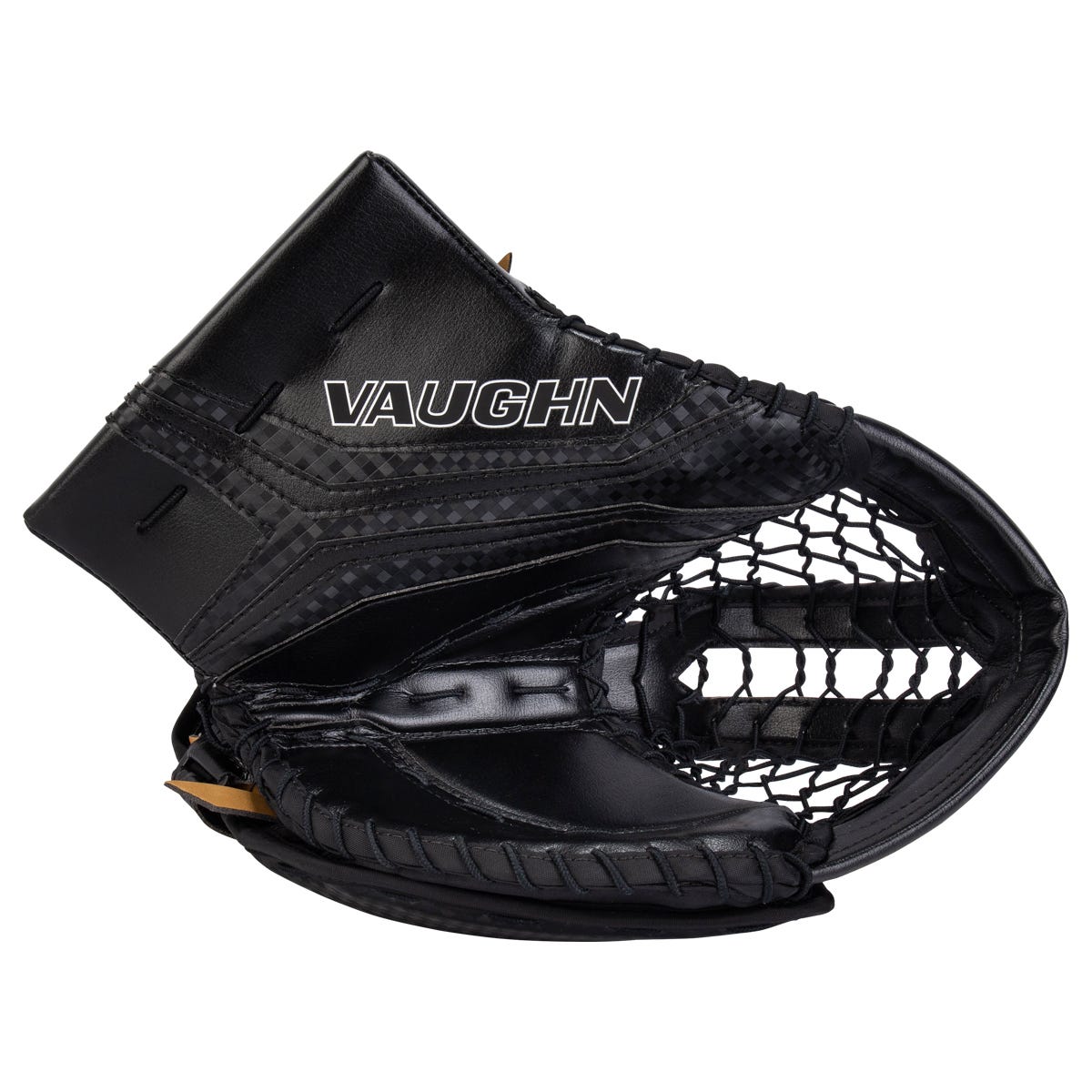 Vaughn Velocity V10 Intermediate Goalie Glove in Black