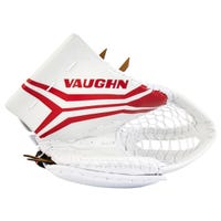 Vaughn Velocity V10 Junior Goalie Glove in White/Red