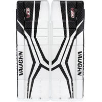 Vaughn Velocity V10 Intermediate Goalie Leg Pads in White/Black Size 31+2in