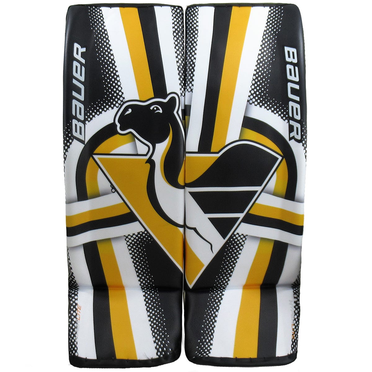 Bauer DigiPrint Pro Custom Senior Custom Goalie Leg Pads in White Size Medium