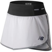 New Balance Game Changer Women's Woven Shorts in White Size Large
