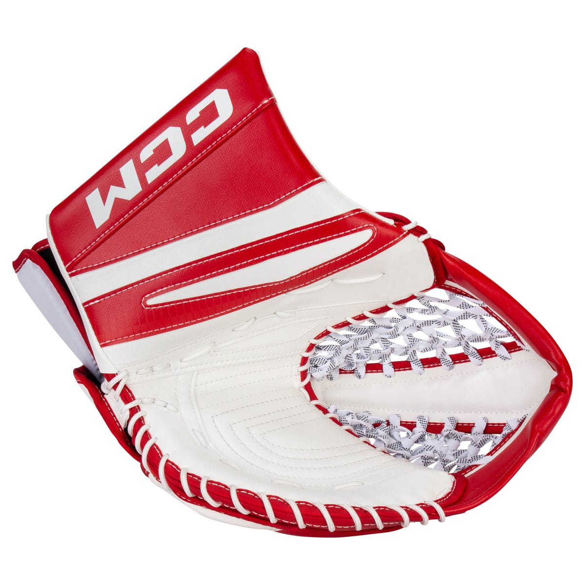 CCM EFLEX 7.5 Senior Goalie Glove in Red/White