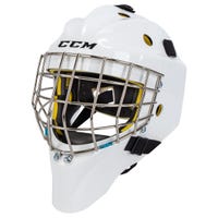 CCM Axis A1.5 Senior Certified Straight Bar Goalie Mask in White