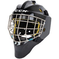 CCM Axis A1.5 Junior Certified Straight Bar Goalie Mask in Black