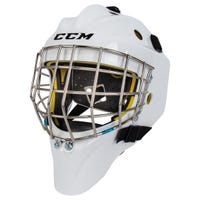 CCM Axis A1.5 Junior Certified Straight Bar Goalie Mask in White