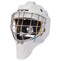 CCM Axis A1.9 Senior Certified Straight Bar Goalie Mask in White Size Large