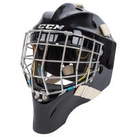 CCM Axis Pro Senior Certified Straight Bar Goalie Mask in Black Size Medium