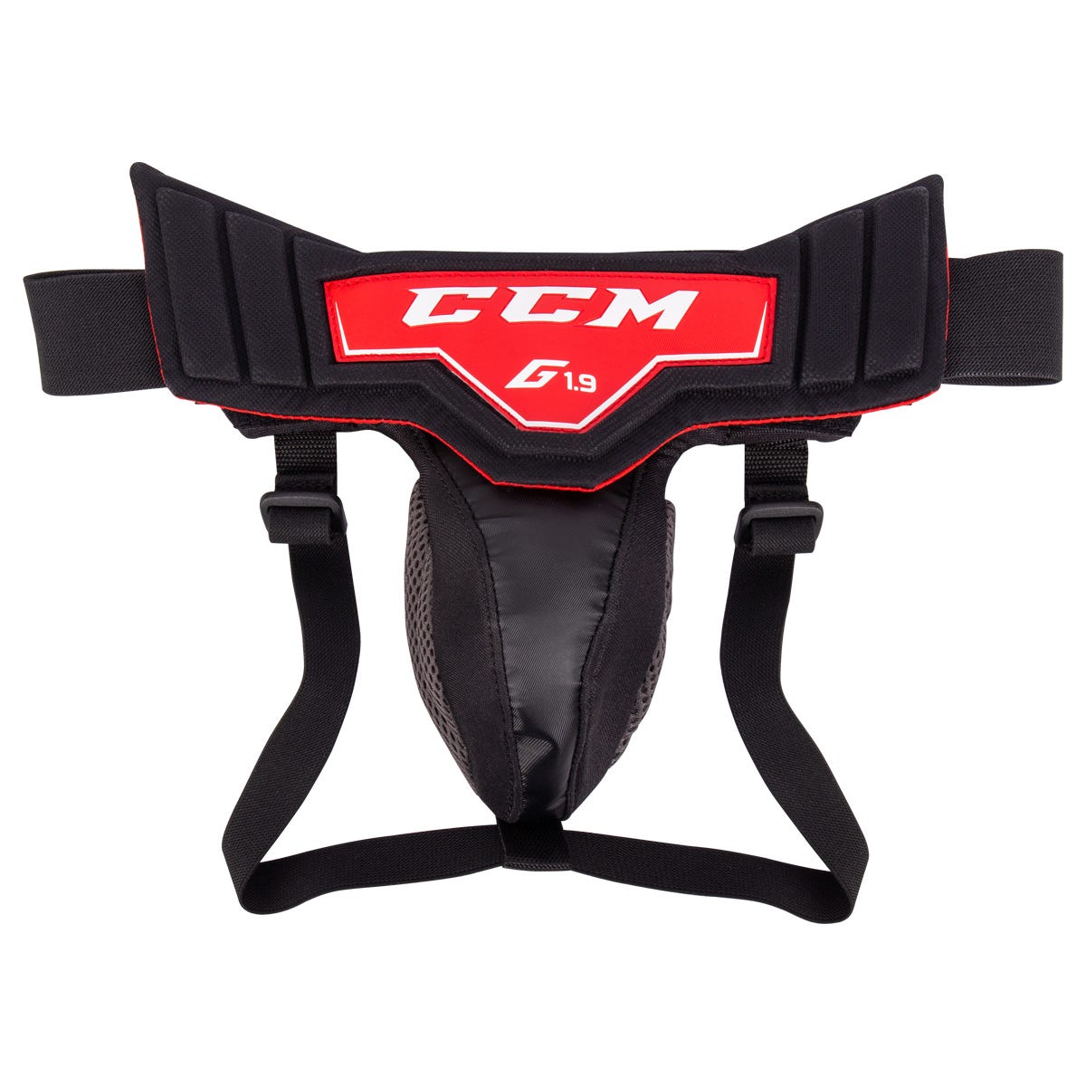 "CCM 1.9 Goalie Jock in Black Size Intermediate"