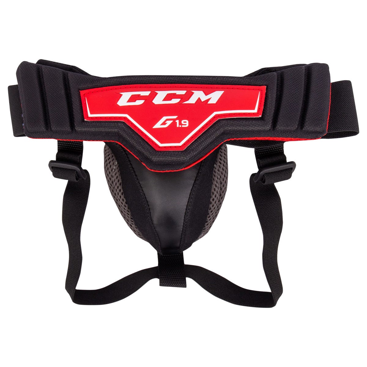 "CCM 1.9 Goalie Jock in Black Size Junior"