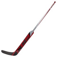 CCM Extreme Flex 5 Pro Senior Goalie Stick in White/Red Size 26in