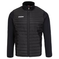 CCM Quilted Adult Full Zip Jacket in Black Size XX-Large