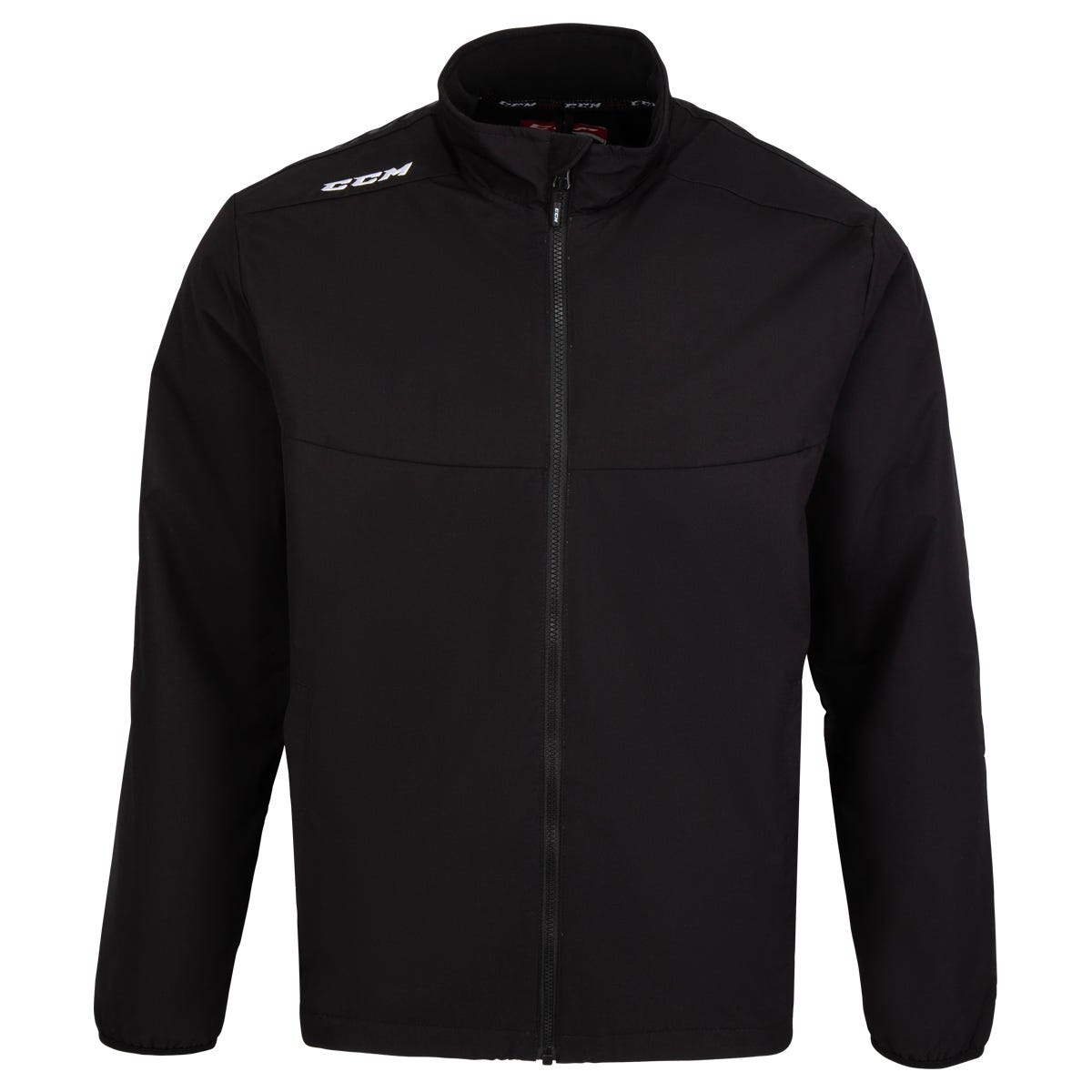 CCM Mid-Weight Senior Jacket | 100% Polyester in Black Size Medium