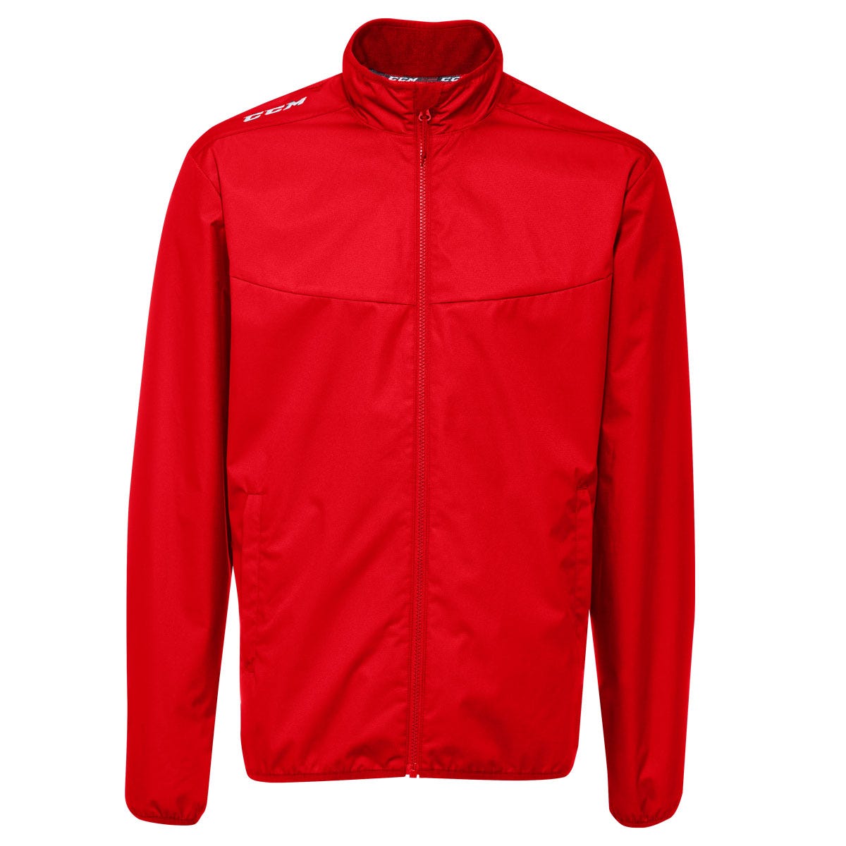 CCM Lightweight Senior Rink Suit Jacket - 21 Model | 100% Polyester in Red Size Medium