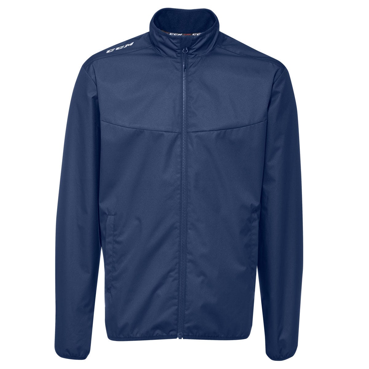 CCM Lightweight Senior Rink Suit Jacket - 21 Model | 100% Polyester in Navy Size Medium