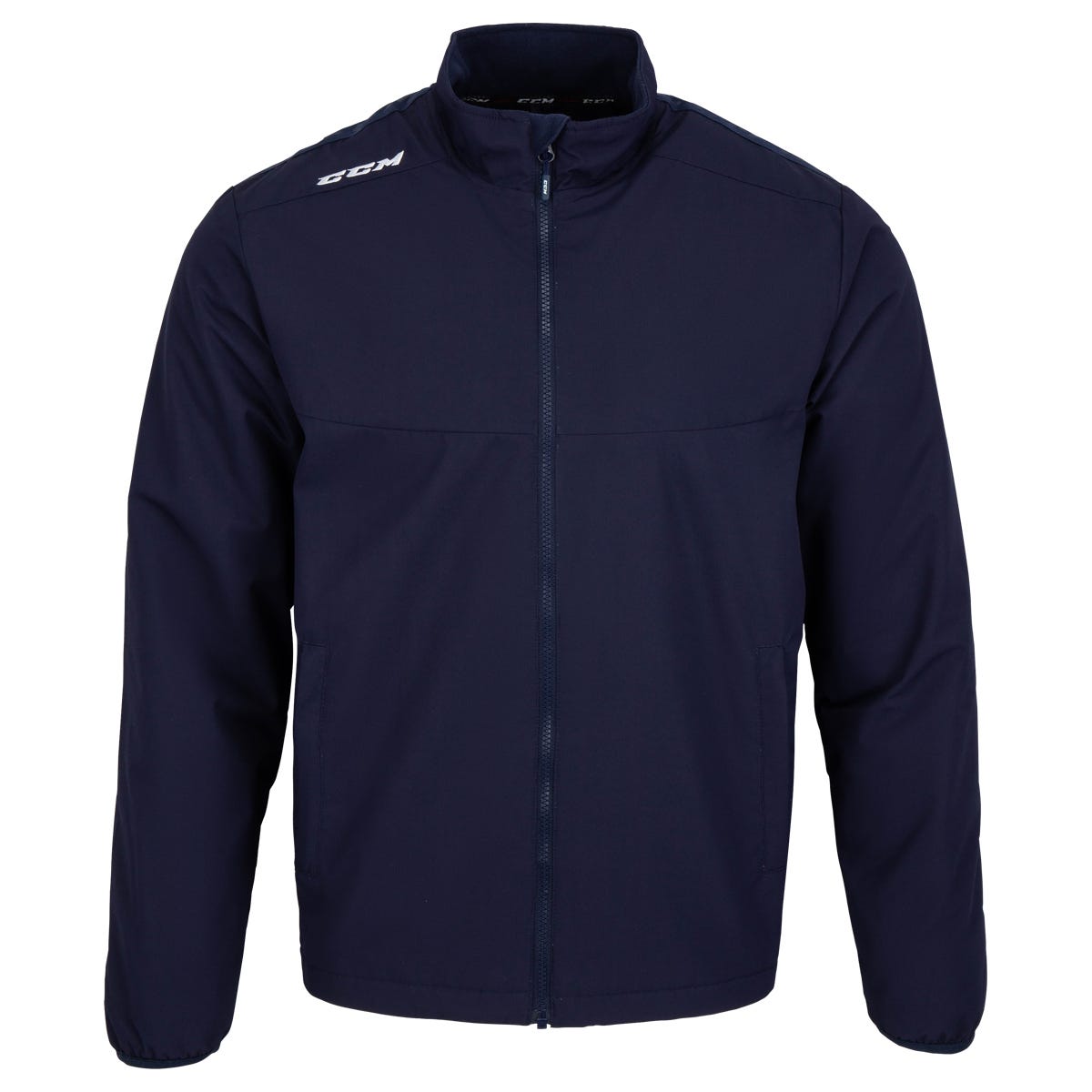 CCM Mid-Weight Senior Jacket | 100% Polyester in Navy Size Medium