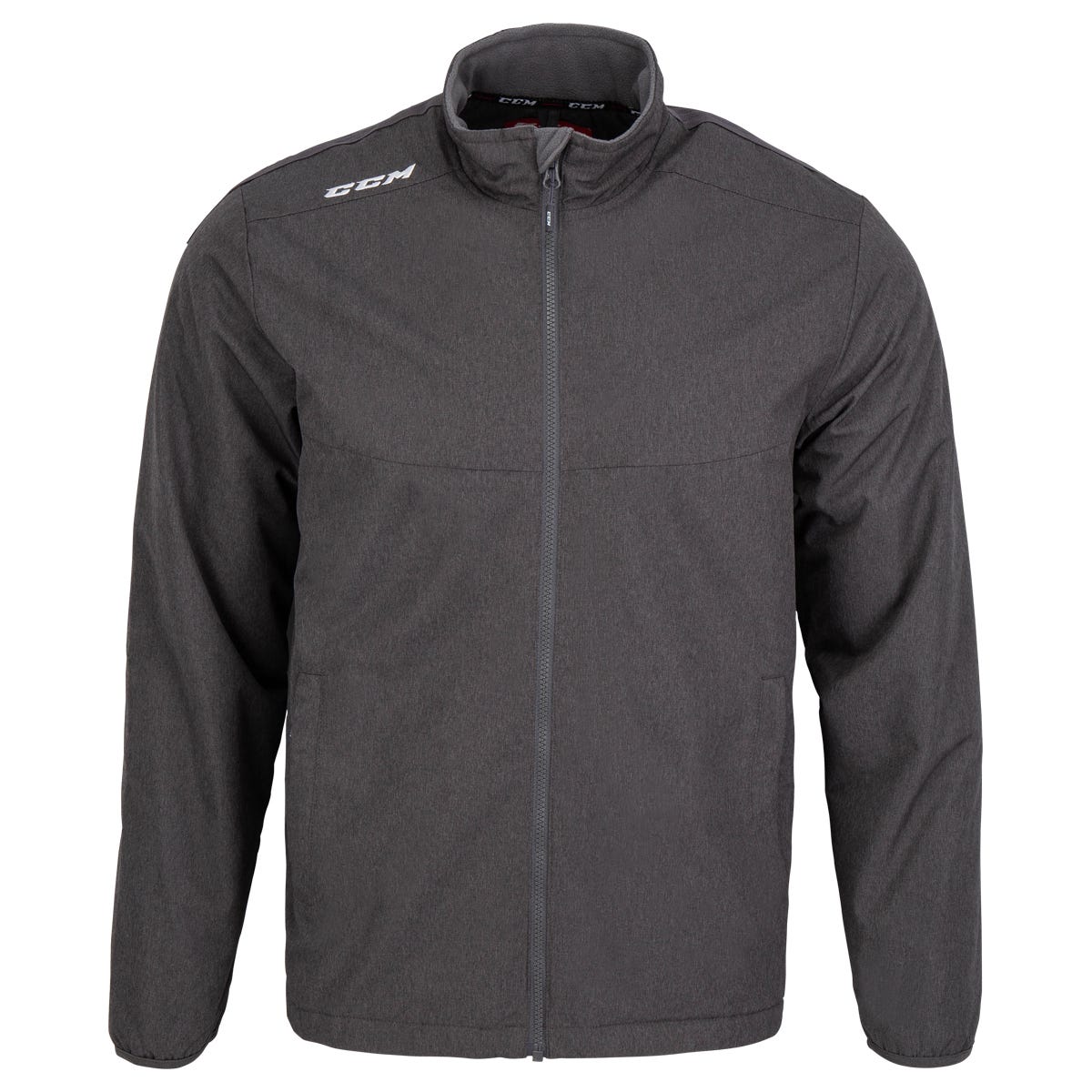 CCM Mid-Weight Senior Jacket | 100% Polyester in Grey Size X-Large