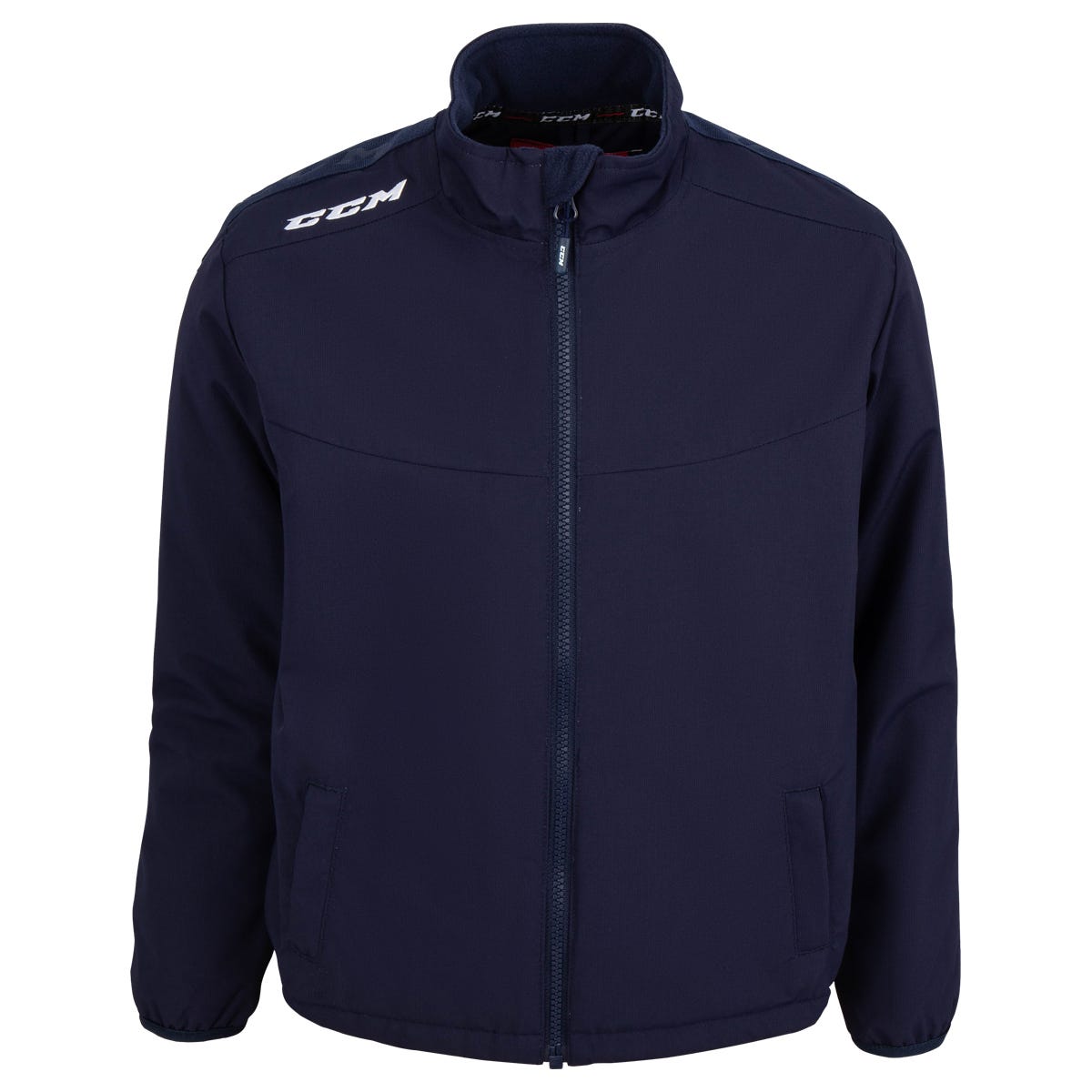 CCM Mid-Weight Youth Jacket | 100% Polyester in Navy Size Medium