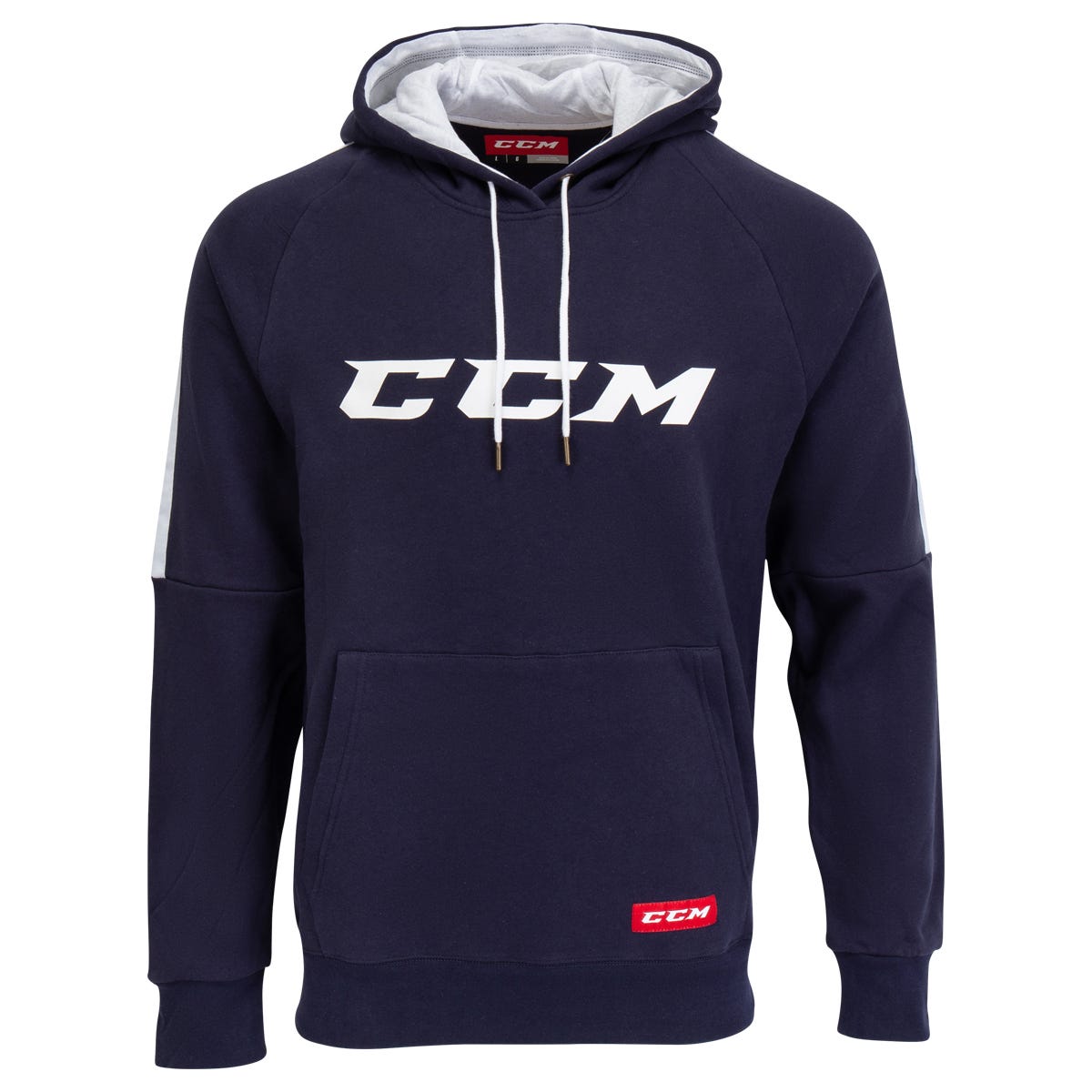 CCM Core Senior Pullover Hoodie in Navy/White Size X-Large