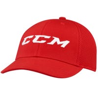 CCM Core Adult Meshback Trucker Cap in Red/White