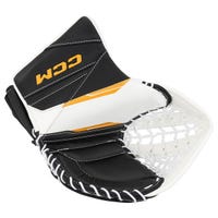 CCM Axis A2.5 Junior Goalie Glove in White/Black/Gold