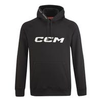 CCM Monochrome Adult Pullover Hoodie in Black Size Medium