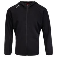 "CCM Premium Tech Fleece Adult Full Zip Hoodie in Black Size Large"