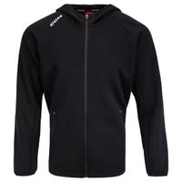 CCM Premium Tech Fleece Adult Full Zip Hoodie in Black Size XX-Large
