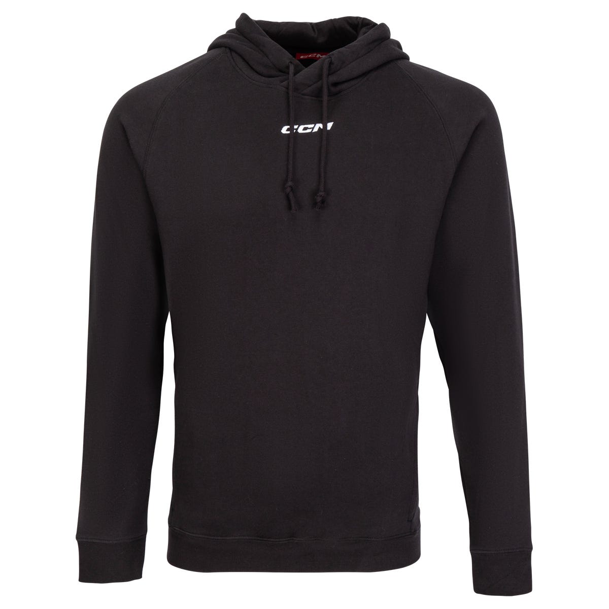 CCM Team Fleece Adult Pullover Hoodie in Black Size Medium