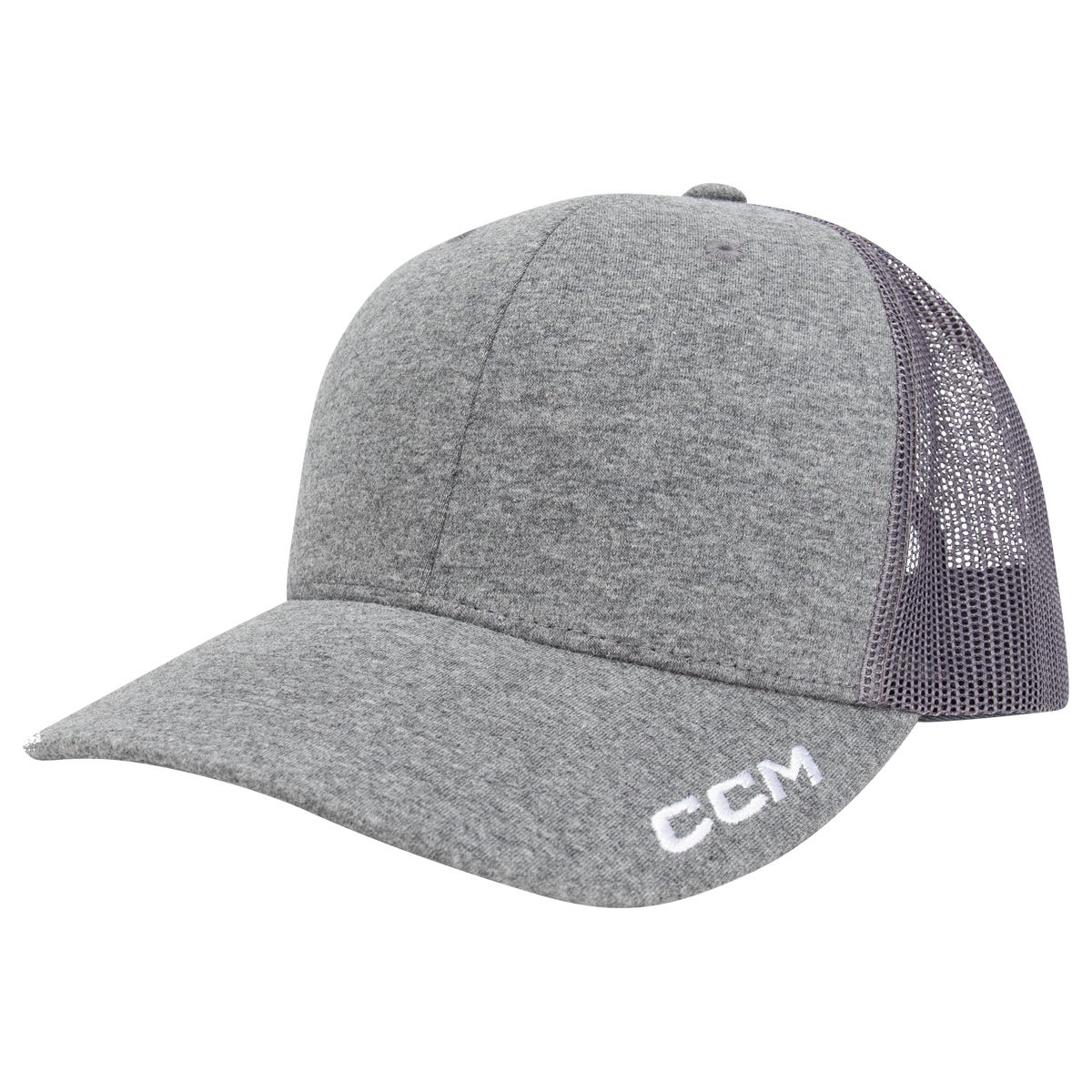 CCM Team Meshback Adult Trucker Hat | 100% cotton in Grey