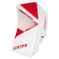 CCM Axis A2.5 Junior Goalie Blocker in White/Red