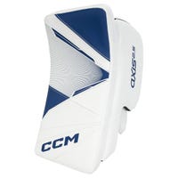 CCM Axis A2.5 Junior Goalie Blocker in White/Blue