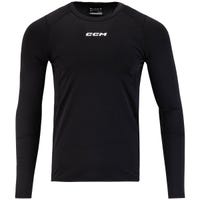 "CCM Senior Long Sleeve Top w/ Gel Application in Black Size X-Large"