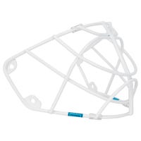 CCM 2023 Pro Stainless Steel Non-Certified Cat Eye Goalie Cage in White