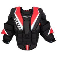 CCM Extreme Flex E6.5 Junior Goalie Chest & Arm Protector in Black/Red/White Size Large/X-Large