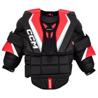 CCM EFLEX E6.9 Senior Goalie Chest & Arm Protector in Black/Red/White Size Small