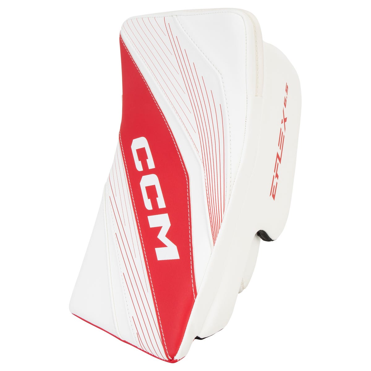 CCM EFLEX 6.5 Junior Goalie Blocker in Red/White