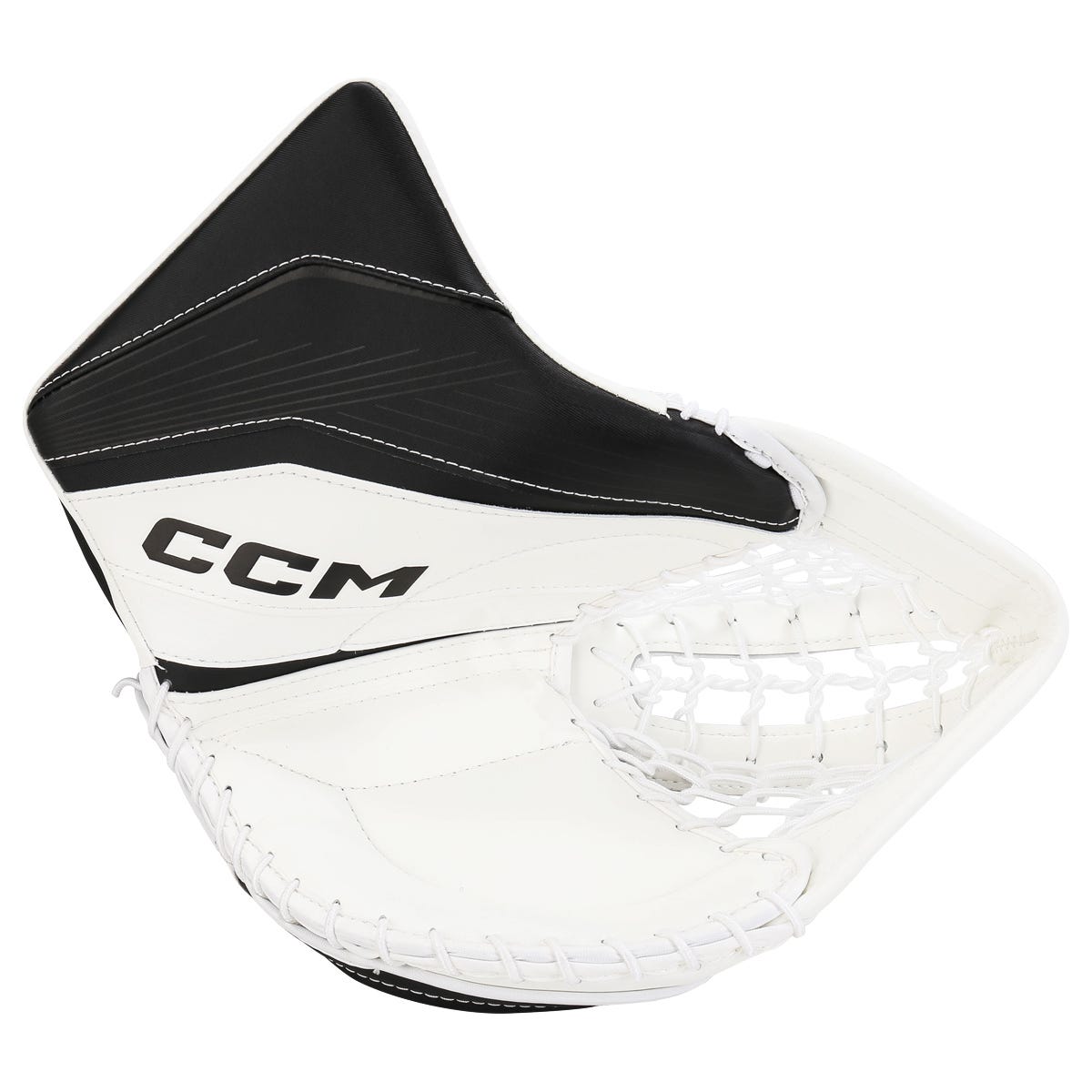 CCM EFLEX 6.9 Senior Goalie Glove in White/Black