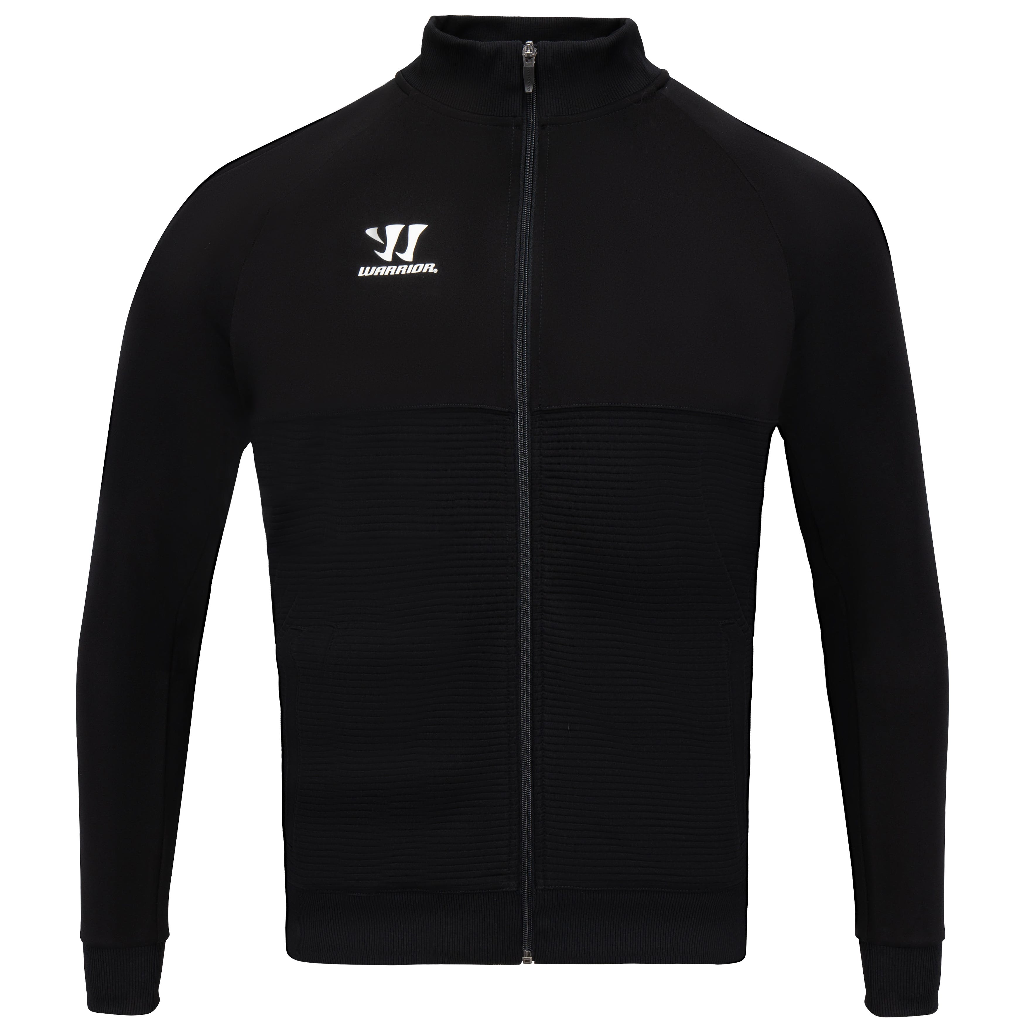 Warrior Covert Travel Senior Full Zip Jacket in Black Size Medium