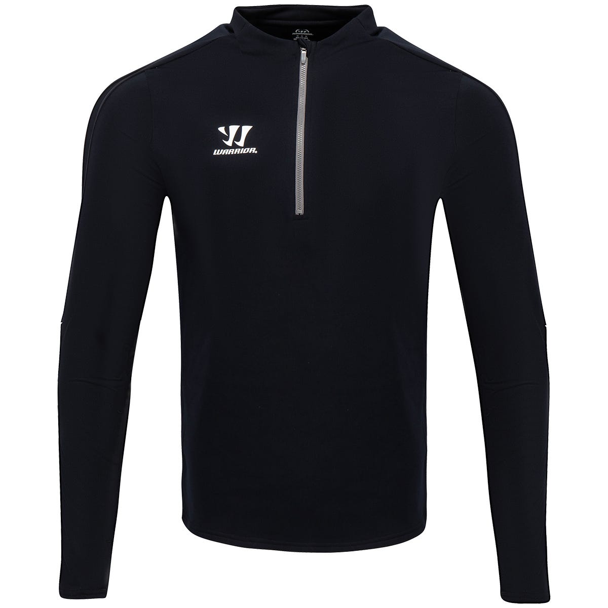 "Warrior Covert Hybrid Senior Quarter Zip Pullover | 100% Polyester in Black Size Medium"