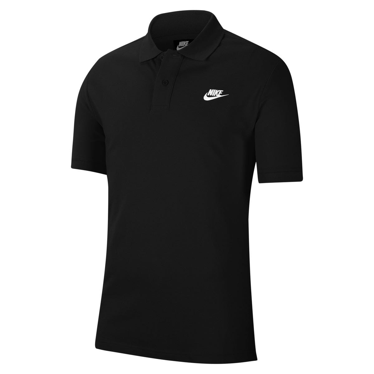 Nike Sportswear Mens Polo Shirt | 100% cotton in Black Size Medium