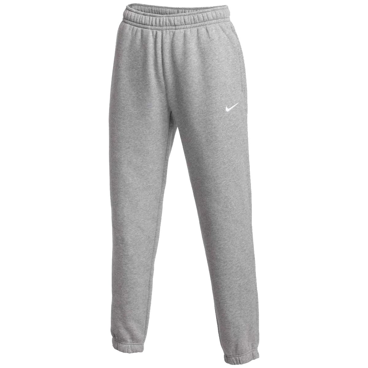 Nike Club Womens Training Joggers | 100% cotton in Heather Grey Size Medium