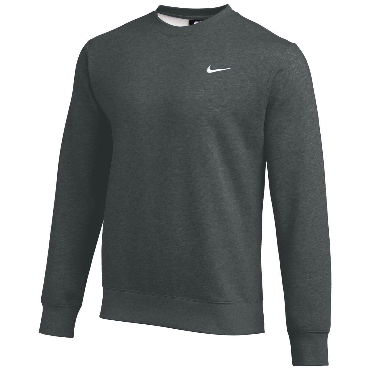 Nike Team Club Adult Crew Sweatshirt in Anthracite Size Medium