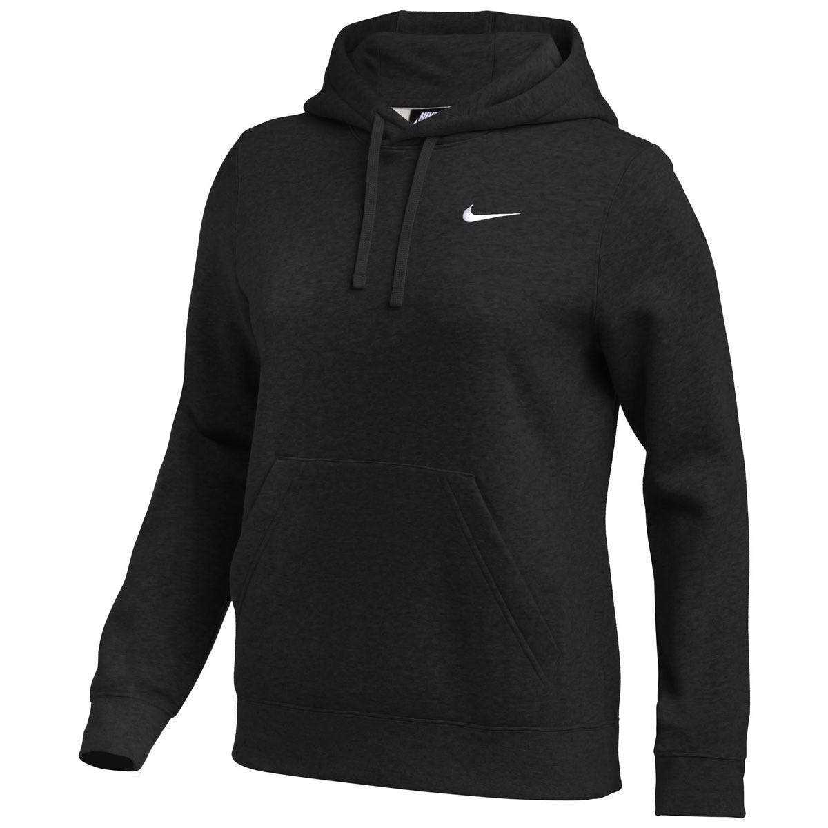Nike Team Club Adult Womens Pullover Hoodie in Black Size Large
