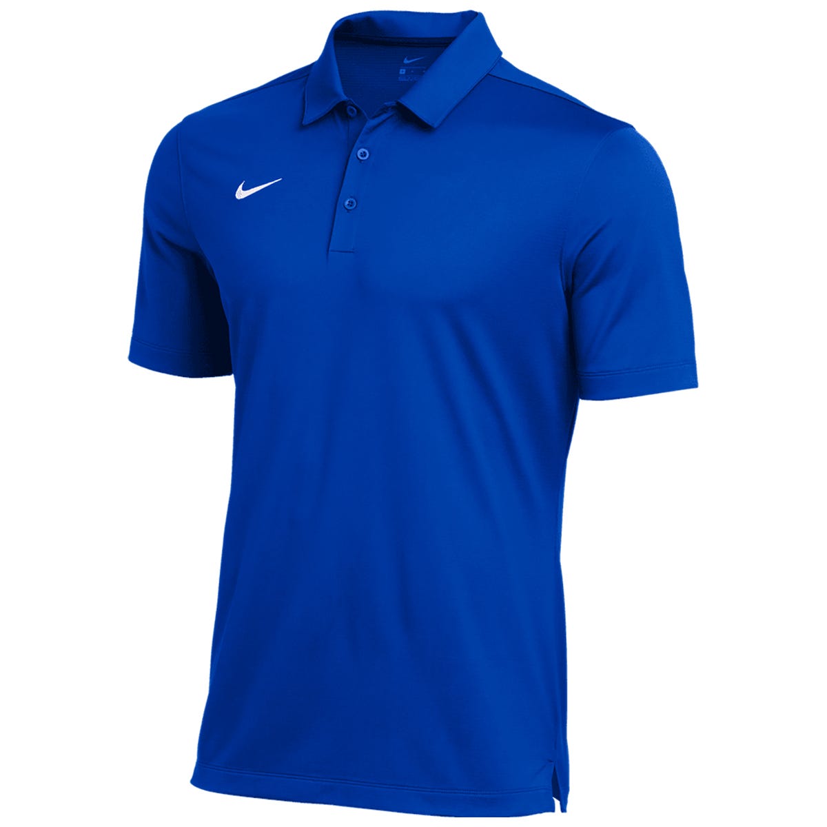 Nike Mens Football Polo Shirt | 100% Polyester in Royal Size X-Large