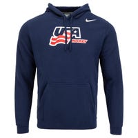 Nike USA Hockey Club Fleece Men's Hoodie in Navy Size Small