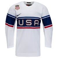 Nike Team USA 2022 Olympic Adult Hockey Jersey in White Size Small