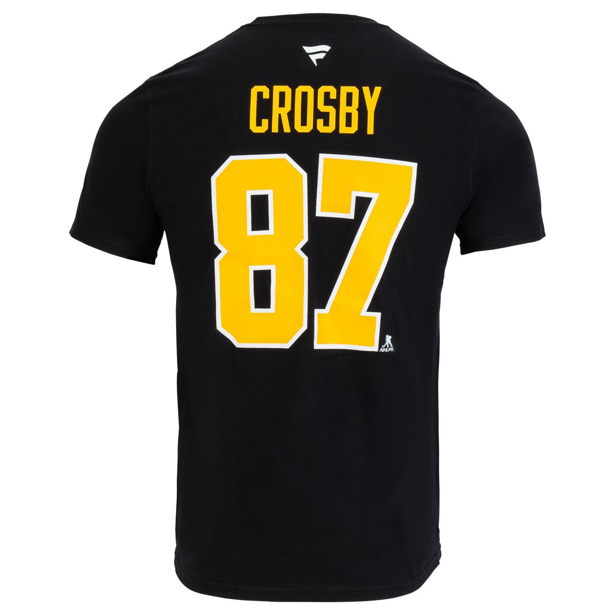 Fanatics Pittsburgh Penguins Authentic Stack Name & Number Short Sleeve T-Shirt | 100% cotton in Crosby - Black Size Small