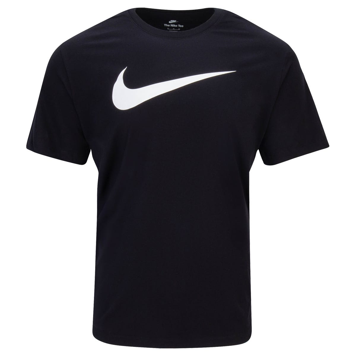 Nike Sportswear Swoosh Mens Short Sleeve T-Shirt | 100% cotton in Black Size Small
