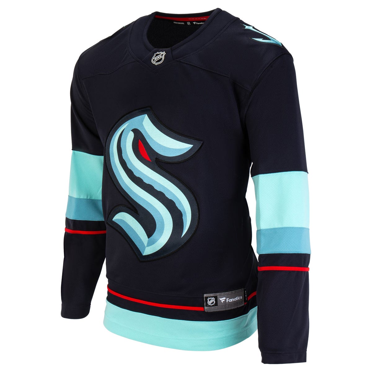 Fanatics Seattle Kraken Premier Breakaway Blank Adult Hockey Jersey in Navy Size XX-Large