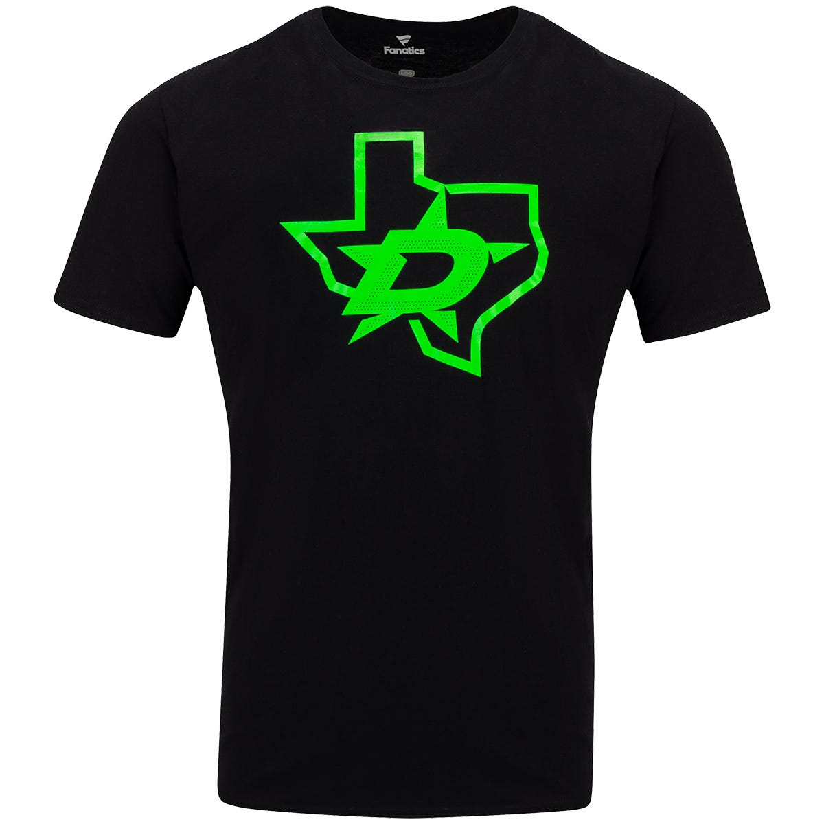 Fanatics Dallas Stars Alt Logo Short Sleeve T-Shirt | 100% cotton in Black Size XX-Large